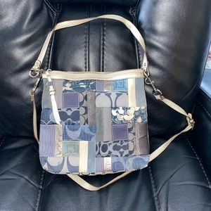 Coach patchwork shoulder/ hand bag